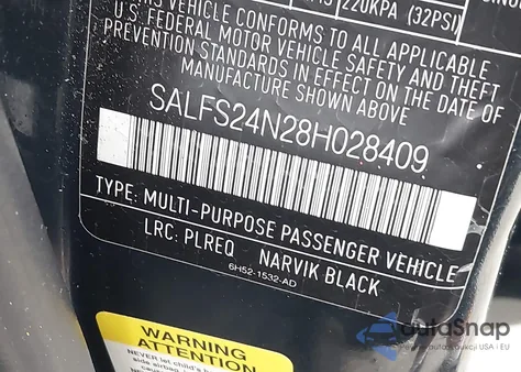 2008 Land Rover Lr2 Se z USA, uszkodzony, nr VIN SALFS24N28H028409